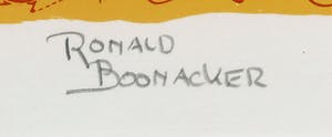 Ronald Boonacker - Zeefdruk, Spoleto II, Ingelijst (Groot) kopen? Bied vanaf 40!