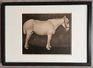 Jan Mankes - Originele Heliogravure Wit Paard 1923 kopen? Bied vanaf 165!