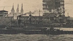 Maarten Langbroek - Havengezicht aan het IJ, Amsterdam kopen? Bied vanaf 45!