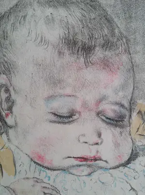 Jan Sluijters - Baby. Portret. kopen? Bied vanaf 35!
