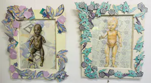 Buy Frans Steginga - set van 2 speelgoedpopjes jaren 60? Bid from 500!
