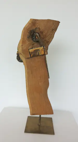 Frans Kokshoorn - Sculptuur van hout met metalen elementen kopen? Bied vanaf 150!