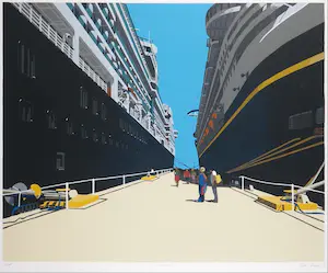 Marc Langer - 4042836 Zeefdruk, Cruise - Ingelijst kopen? Bied vanaf 60!