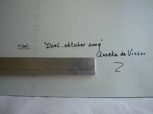 Anneke de Visser - Foto op dibond , Belgische dorpje Doel - 2009 kopen? Bied vanaf 1!