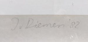 Jan van Diemen - Dravers, gesigneerde zeefdruk kopen? Bied vanaf 45!