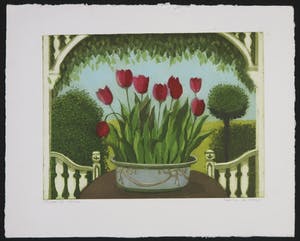 Laetitia de Haas - Aquatint, Tulpen II kopen? Bied vanaf 40!