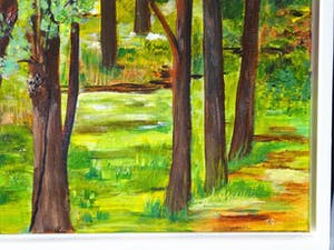 Niet of onleesbaar gesigneerd - Landschap met bos kopen? Bied vanaf 1!