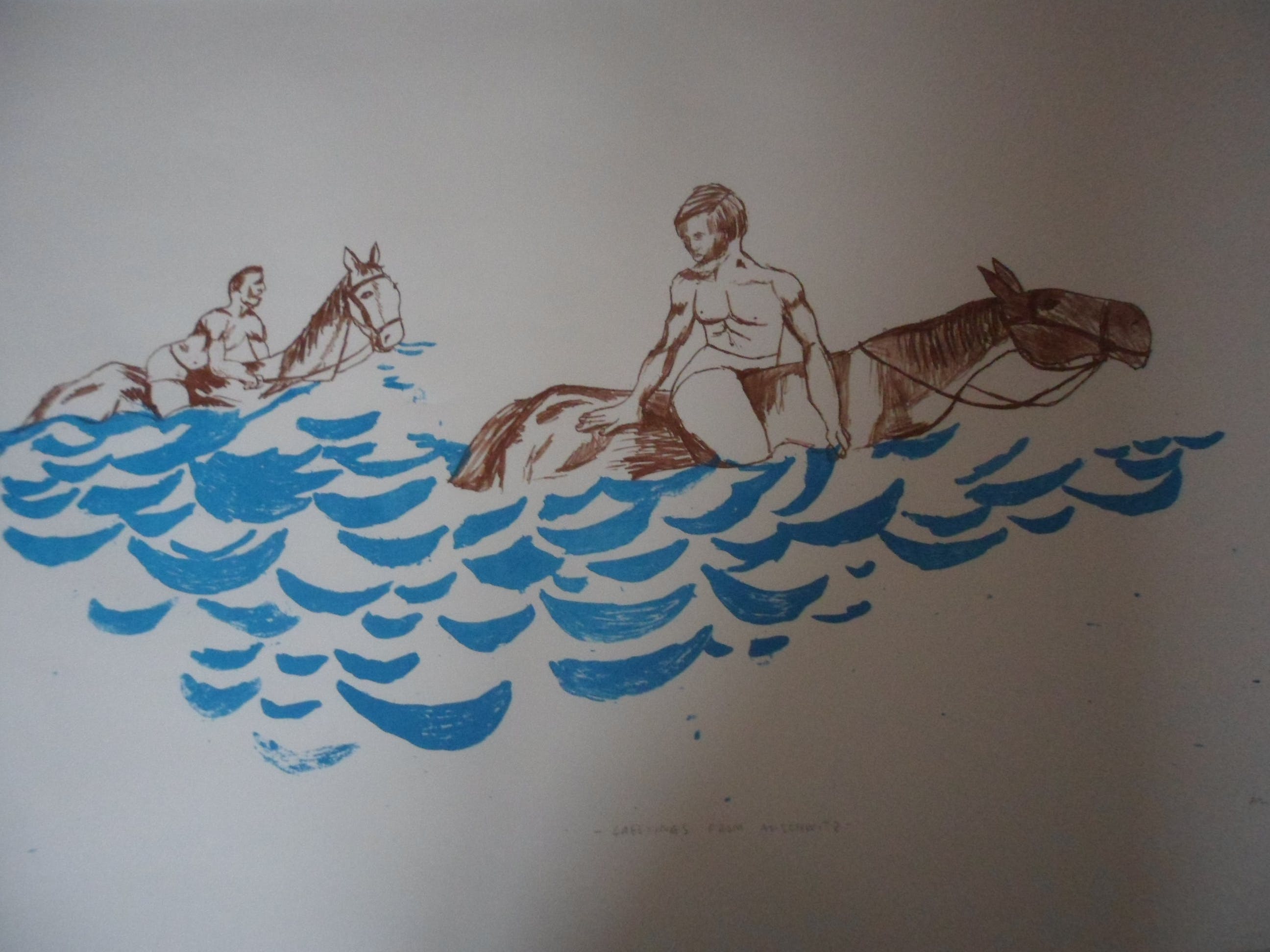 Agata Siwek - Zeefdruk. Titel."Greetings from Auschwitz". kopen? Bied vanaf 30!