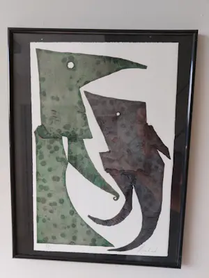 Reinhoud D'Haese - ets- Titel: Hij en zij - oplage 40 stuks - handgesigneerd en ingelijst kopen? Bied vanaf 190!