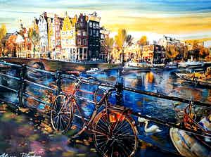 Elena Polyakova - Prinsen gracht in Amsterdam verkocht voor € 65!