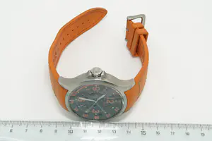 4- Sportief HAMILTON Khaki Air Race GMT H77665373 oranje kunststof band kopen? Bied vanaf 120!
