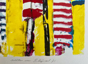 Willem van Scheijndel - handgesigneerde zeefdruk | 'Moeders met kinderen' | 1993 kopen? Bied vanaf 1!