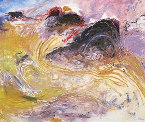 Franscz Witte - Gemengde techniek op papier, Abstract I kopen? Bied vanaf 1!