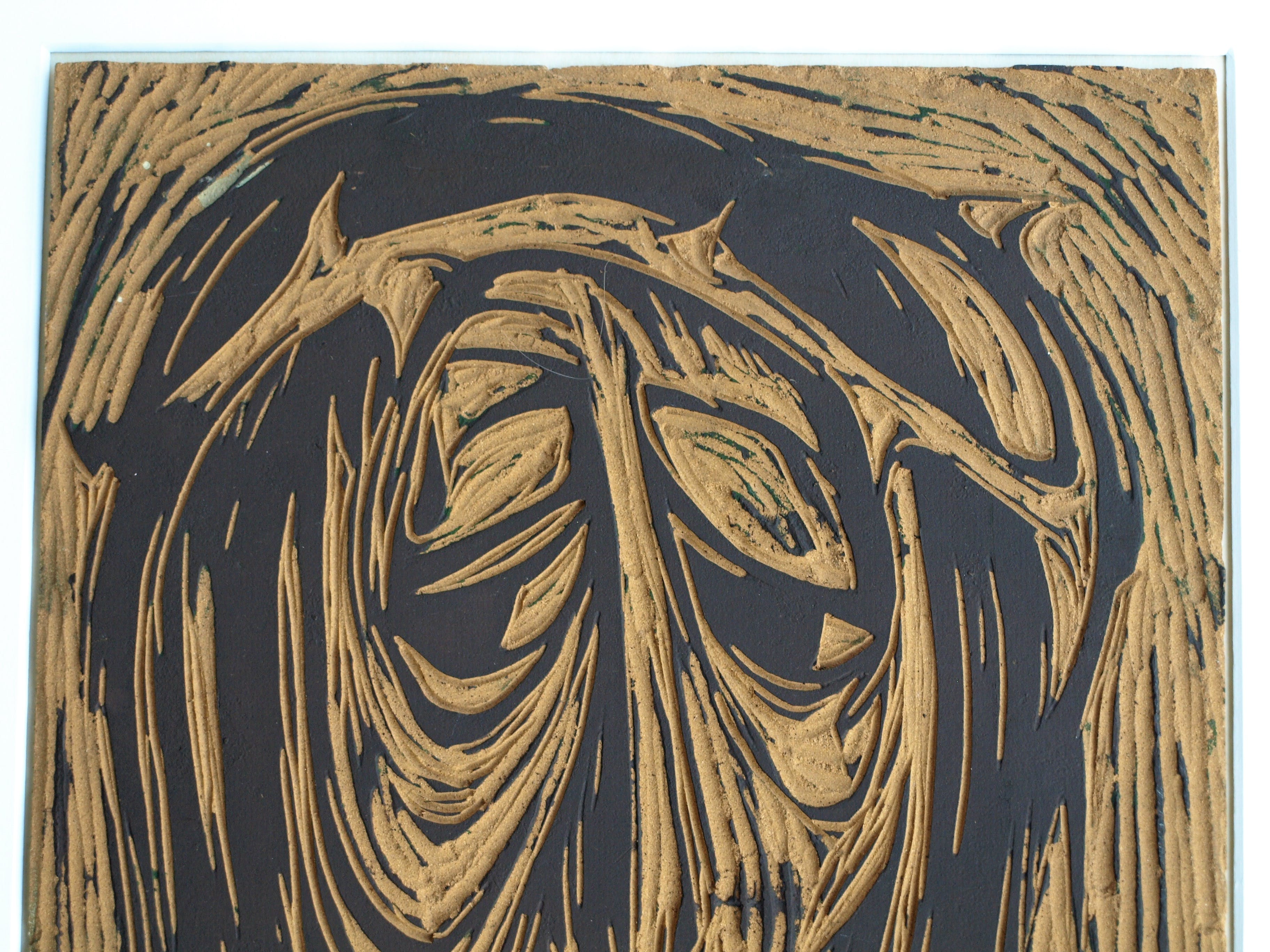 Klaas Pijlman - Originele linoplaat + afdruk , Jezus, man van smarten - ingelijst – 1965 kopen? Bied vanaf 75!