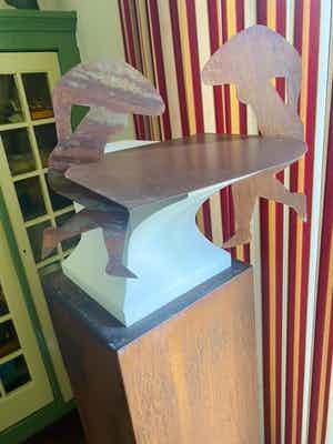 Hannes Postma - Pandora Feed-Back - Beeld, gips en ijzer verkocht voor € 1!