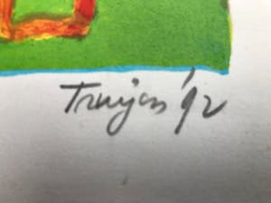 Hans Truijen - Litho, vrouw en vaas kopen? Bied vanaf 100!