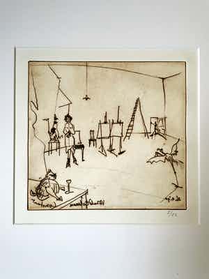 Ronald Tolman - Atelier verkocht voor € 85!