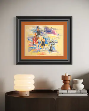 Rene Mels - Prächtige abstrakte Bleistiftzeichnung, um 1955 kopen? Bied vanaf 120!