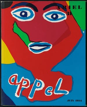 Karel Appel - Gesigneerde litho uit de uitgave Ariel 31 / Poliptyques et (...) - Ingelijst kopen? Bied vanaf 1!