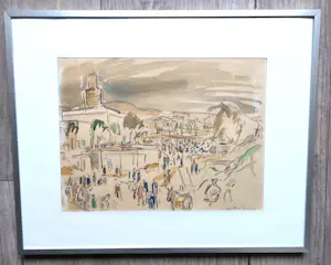 Jan Sluijters - Stadsgezicht Sitges Spanje kopen? Bied vanaf 150!