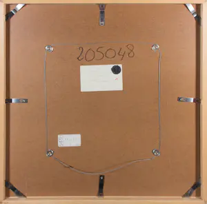 Willy van der Duyn - Linosnede, Donkere Wolk - Ingelijst kopen? Bied vanaf 35!