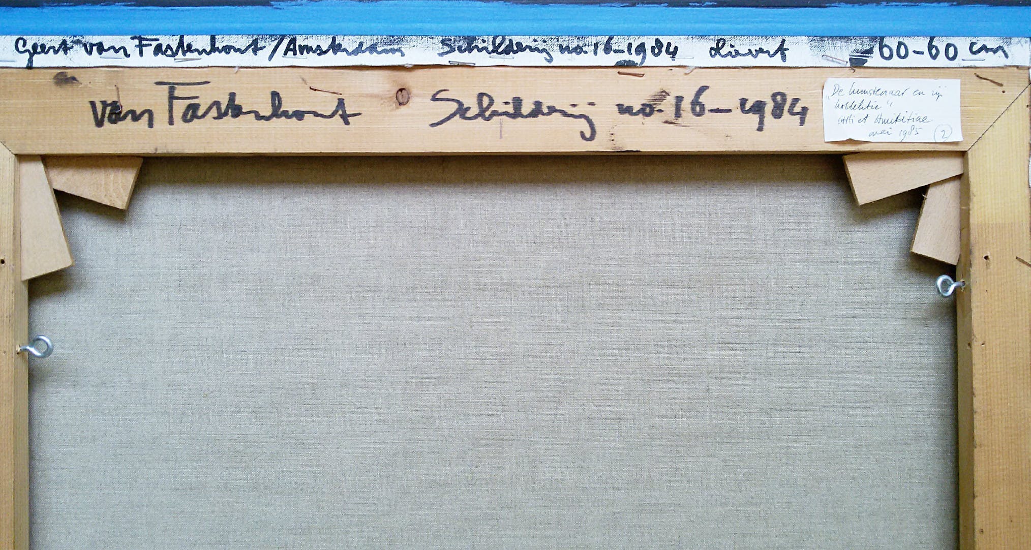 Geert van Fastenhout - Schilderij no. 16, olieverf op doek - Laatste keer!! kopen? Bied vanaf 1495!