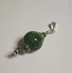 Nieuwe zilveren hanger  925  met jade Jade kopen? Bied vanaf 55!