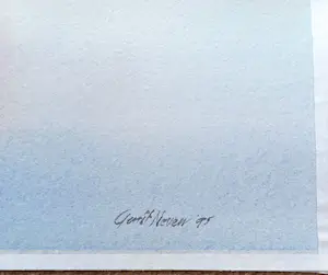 Gerrit Neven - Uiterwaard, aquarel kopen? Bied vanaf 125!