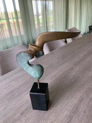 Ruurd Hallema - Bronzen beeld op sokkel kopen? Bied vanaf 110!