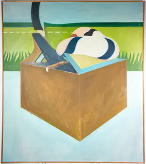 Piet de Schepper - Olieverf op doek, Zonder titel - Ingelijst kopen? Bied vanaf 100!