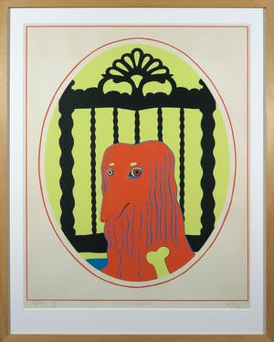 Ton Klop - Zeefdruk, Sir Aswin - Ingelijst kopen? Bied vanaf 1!