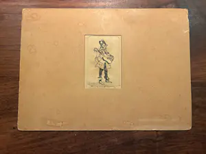 Willem Snitker - Tekening van Muzikant kopen? Bied vanaf 75!