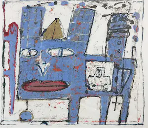 Onno de Graaf - Monotype op Japans papier, Cathedraler - Ingelijst kopen? Bied vanaf 1!