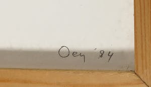 Tjeng Sit Oey - Collage, Zonder titel- Ingelijst kopen? Bied vanaf 35!