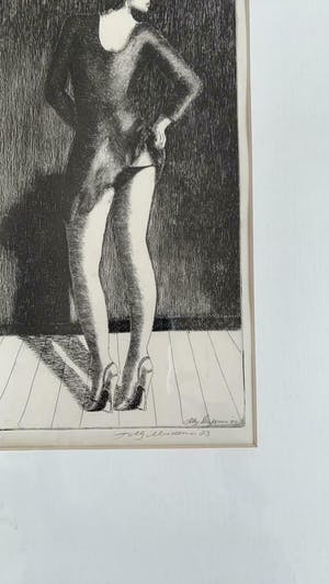 Folly Miedema - uitdagende vrouw , handgesigneerd , genummerd 8/200 kopen? Bied vanaf 39!