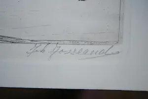 Johannes Josseaud - Grote Kerk Haarlem - mooi formaat ets kopen? Bied vanaf 60!