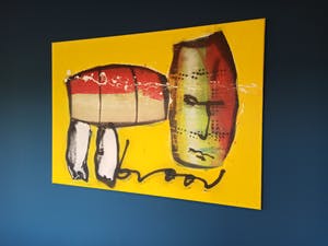 Herman Brood - Dog ( origineel schilderij) kopen? Bied vanaf 3950!