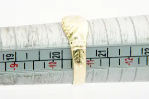 42 - Mooie 18 krt geel gouden Surinaamse vriendschaps-ring - unisex model kopen? Bied vanaf 170!