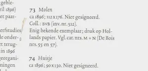 Willem de Zwart - Molen - Enig bekend exemplaar! kopen? Bied vanaf 150!