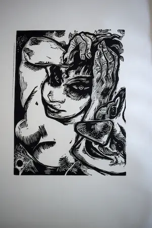 Hans Orlowski - Houtsnede Zonder titel 4 kopen? Bied vanaf 50!