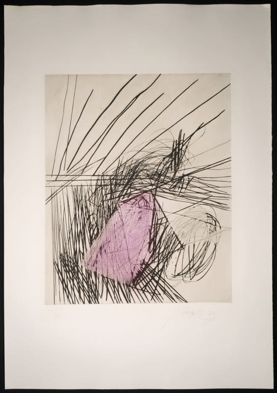 Ger Lataster - Ger Lataster: Droge naald en aquatint, Zonder titel kopen? Bied vanaf 40!