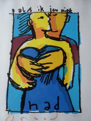 Herman Brood - Zeefdruk. Titel. "Als ik jou niet had". kopen? Bied vanaf 325!