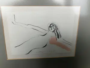 Jan Montyn - diverse werken ca h16/b12 collage van krijt, inkt en aquarel in fraaie lijst kopen? Bied vanaf 149!