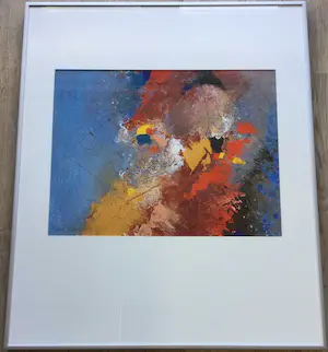 Bart van Oijen - z.t. | lyrisch abstract schilderij - ingelijst kopen? Bied vanaf 88!