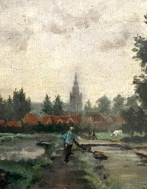 Johannes Jacobus van Oost - Landschap met vee kopen? Bied vanaf 85!