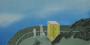 Sjoerd Bakker - 'Yamanaka' uitzicht op de berg Fuji kopen? Bied vanaf 55!