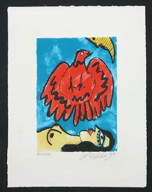 Corneille - Litho, Femme et L'oiseau kopen? Bied vanaf 1!