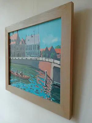 Sander van Walsum - Leidsevaart, voorjaar 2016. (Zicht op ''Het Schouwtje''.) kopen? Bied vanaf 100!