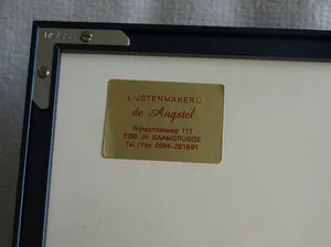 Niet of onleesbaar gesigneerd - Ingelijste kleurenhoutsnede , Stadsgezicht – ca. 1940 kopen? Bied vanaf 1!