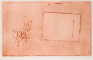 Jan Montyn - Ets, Emptiness - Ingelijst kopen? Bied vanaf 150!